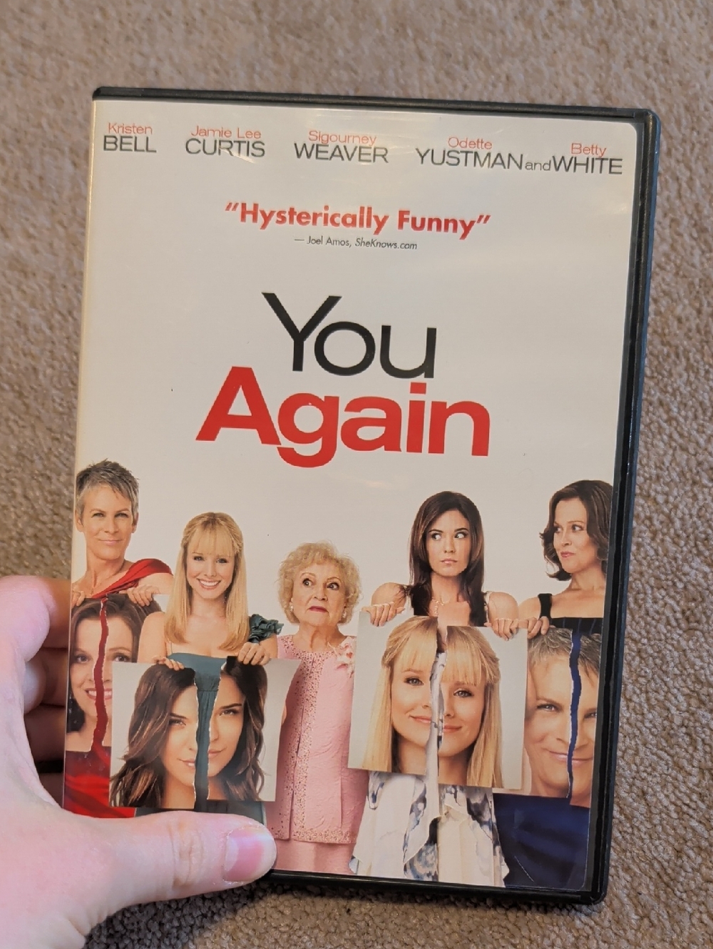 💜 5/$20 You Again DVD - White & Red Cover